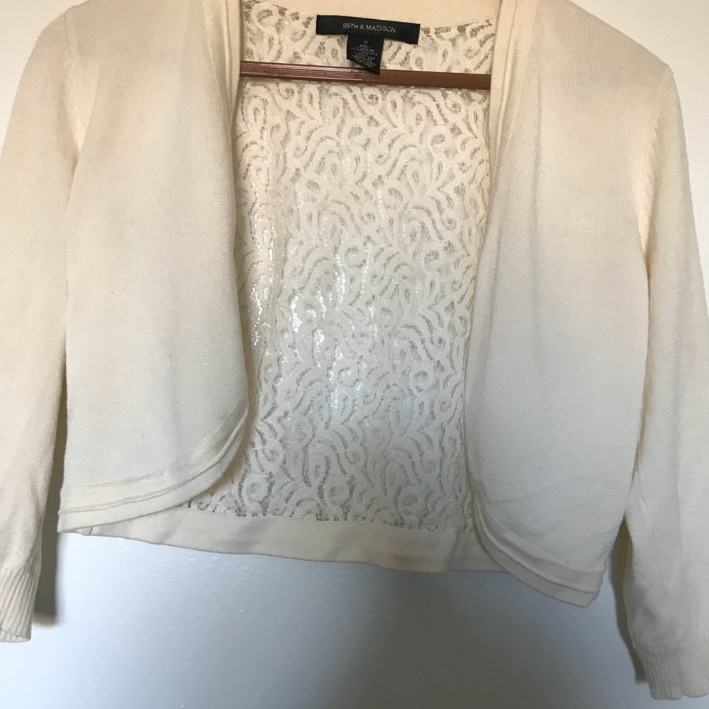 Delicate Lace Cardigan.